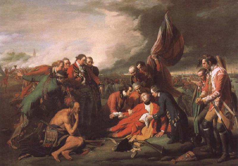 Benjamin West Tod des General Wolfe in der Schacht von  Quebec China oil painting art